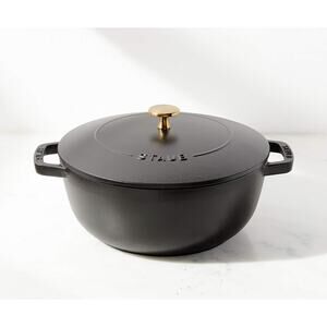 Staub Essential Matte Black 3.75-Qt. French Oven New in Box Retail $359